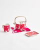 Marimekko Tasse Becher Oiva Unikko Rot-Weiß (Klein) Bild 2