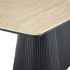 IDIMEX Esstisch GRANO, Esszimmertisch 180x90 cm Keramikplatte in Travertinoptik Beige/Schwarz Bild 5