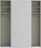 FORTE Schwebetürenschrank Fittio, Made in Europe, 2 Schiebetüren, modernes Design Höhe 2,35 mtr, stehende Montage Bild 5