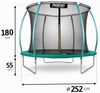 Neo-Sport Trampolin 252 cm (8 ft) mit Innennetz Bild 3