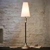Mirabeau Tischleuchte Tischlampe 2er Set Obsonville silber/schwarz/creme Bild 5