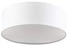 Qazqa Deckenleuchte Drum led, LED fest integriert, (nicht austauschbare) LED, Weiß, Modern, Textil, 1-flammig Bild 5