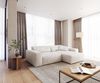 Delife 'Sirpio XL' Ecksofa mit variabler Recamiere, 270x170 cm, Creme-weiß, Bouclé, ohne Hocker Bild 4