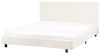 Wasserbett Bouclé ALBI 140 x 200 cm Cremeweiß Bild 4