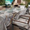 PETTI Artigiani Italiani - Fleckabweisende Tischdecke, rechteckig, für Küche, elegant, Marmor-Effekt, Hellgrau, für 6 Plätze (140x180 cm), 100% Made in Italy Bild 4