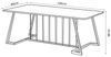 Couchtisch Nospoo 120x60x46 cm Marmoroptik, schwarz [en. casa] Bild 2