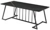Couchtisch Nospoo 120x60x46 cm Marmoroptik, schwarz [en. casa] Bild 4