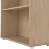 Dmora - Bücherregal Camille, Büroregal, Mobiler Buchhalter, Bücherbrett, 80x34 h124 cm, Eiche Bild 5