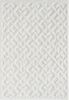 Teppich Wohnzimmer Hochflor - 200x290cm - Einfarbig - Pastell Creme - Boho - Modern Geo Muster- Skandinavisch Flauschig Weich - Schlafzimmer Bild 2