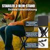 BigDean Campinghocker kleiner Klapphocker faltbar & ultraleicht 41cm hoch schwarz (Packung, 1 St, Klapphocker), Ultra-Leicht Bild 2