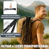 BigDean Campinghocker kleiner Klapphocker faltbar & ultraleicht 41cm hoch schwarz (Packung, 1 St, Klapphocker), Ultra-Leicht Bild 5