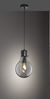 Fischer & Honsel 60342 Pendelleuchte Louis 1-flammig schwarz Rauchglas Bild 3