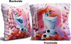BERONAGE Dekokissen Frozen Die Eiskönigin Kissen Olaf Summer 40x40 cm Kuschelkissen, passend zur Bettwäsche, ideal für Sofa, Couch, Kinder-Bett, Auto Bild 2