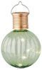 Lumineo LED Solarleuchte, warmweiß, Solar Gartenleuchte LED Kugel Glühbirne 8x11cm Warmweiß 4er Set Bild 4
