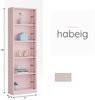 habeig Kinderregal Bücherregal Standregal Regal Aktenschrank 180x52cm, Made in Spain Bild 3