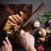 Navaris Messer-Set Messer Set 6-teilig mit Holzgriff - Wellenschliff Steakbesteck (6-tlg) Bild 5