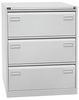 Bisley LIGHT Hängeregistraturschrank, doppelbahnig, DIN A4, 3 HR-Schubladen, Farbe oxfordblau Bild 5