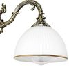 Licht-Erlebnisse Wandleuchte LOUIS, ohne Leuchtmittel, Wandlampe Glasschirm Jugendstil in Messing Leuchte Bild 5