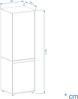 KOMTO Garderobenschrank CUBE 60-90 cm Mit Fächern Schubladen Kleiderschrank Schrank Mehrzweckschrank mit Türig & Schubladen Garderobenschrank Flur 192 cm Bild 3