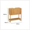 Waschbeckenunterschrank Lab'n Modul, Bambus Bild 3