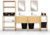Waschbeckenunterschrank Lab'n Modul, Bambus Bild 2