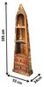 Kobolo Regal Bootsregal Standregal Bootform VINTAGE BOAT Holz Bild 3