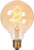 LUCIDE G95 Glühlampe, Ø 9,5 cm, E27, 1x4,9 W, 2200 K, Bernsteinfarben, Bernstein Bild 1