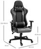 Vinsetto Schreibtischstuhl Gamingstuhl ergonomisch Bild 3