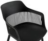 Vente-unique - SOHO Garden dining set Plastik Schwarz - B 55,5 cm x H 83 cm x L 57 cm Bild 5