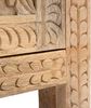 Hochschrank Massivholz Mango braun 50x180x40 cm Badschrank Landhausstil Badezimmerschrank massivum Santa Cruz Bild 5
