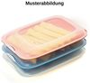 Engelland Frischhaltedose Aufschnittdosen, Aufschnittbox, PP-Kunststoff, BPA-frei, (Vorteils-Set, 4-tlg, mit transparentem Deckel), stapelbar, platzsparend, Ordnung im Kühlschrank, Organizer, Stapelbox Bild 3