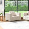 HOME DELUXE Teddy Sessel Bouclé COMO - 132 x 92 cm Beige Bild 2