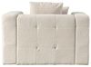 HOME DELUXE Teddy Sessel Bouclé COMO - 132 x 92 cm Beige Bild 3