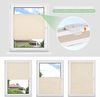 bobodeco Plissee ohne Bohren Klemmfix Faltrollo Jalousie Creme 80x120 cm (BxH), Plisseerollo Sichtschutz und Sonnenschutz Blickdicht Easyfix lichtdurchlässig Rollo für Fenster & Tür Bild 5