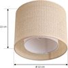 Lindby Deckenleuchten Soula, Kunststoff Creme IP20, 1 x 15 W LED Bild 5