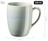 Mäser 931927 Frühstücksset Ossia für 6 Personen, Steinzeug, türkis/rot (1 Set, 18-teilig) Bild 5