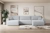 ALTDECOR Wohnlandschaft ORRO-U, Couch mit Schlaffunktion, Wohnzimmer - Wohnlandschaft, Corner Sofa Bett Eckcouch Couch L-Form Schlafcouch Ausziehbar Bild 1