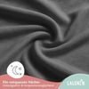 Laleni Basic Spannbettlaken Stubenwagen rechteckig 42x81 cm - Oeko-Tex Zertifiziert, 100% Baumwolle, atmungsaktives Spannbetttuch Jersey Baby, 135 g/m², Anthrazit Bild 5