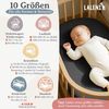 Laleni Basic Spannbettlaken Stubenwagen rechteckig 42x81 cm - Oeko-Tex Zertifiziert, 100% Baumwolle, atmungsaktives Spannbetttuch Jersey Baby, 135 g/m², Anthrazit Bild 2