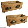Online-Fuchs Blumentopf Schubladen für Kräuter und Blumen, Blumenkasten, Kräutertopf (2er Set), Foliert Bild 3