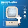 Bestway Lay-Z-SPA Whirlpool Rome AirJet, 201 x 201 x 71 cm, 7 Personen, Energiesparend, 180 AirJet-Düsen, App-Steuerung, UltraFit-Pumpeneinheit, Thermo-Abdeckung, TÜV Rheinland, Sandmarmor-Optik Bild 5
