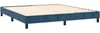 vidaXL Boxspringbett mit Matratze Dunkelblau 160x200 cm Samt 3141315 Bild 4