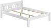 ERST-HOLZ Bett Weißes Doppelbett 160x200 Kieferholz mit Rost, Kieferwaschweiß Bild 4