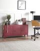 Büroschrank CARDIFF Metall Dunkelrot Bild 2