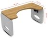Spetebo Hocker Bambus Toilettenhocker für natürliche Hockstellung - 40 x 20 cm (Anzahl, 1 St, Stück), ergenomischer WC Fußhocker Bild 3