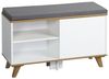 KESPER 1594213 Schuhschrank mit Sitzkissen, weiß, 77 x 30 x 48 cm Bild 4
