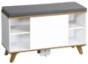 KESPER 1594213 Schuhschrank mit Sitzkissen, weiß, 77 x 30 x 48 cm Bild 5