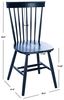 Safavieh 2er Set Hölzernes Esszimmerstühle, Marine, 55 X 50 X 90 Bild 3