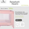 Lorelli Baby Reisebett Laufstall Noemi eine Ebene, seitliche Öffnung, Matratze pink Bild 2