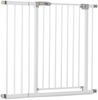 Hauck Open N Stop KD Türschutzgitter/Treppengitter, 96-101 cm, ohne Bohren/erweiterbar mit Verlängerungen von 9 cm und 21 cm bis 122 cm/ kombinierbar mit Y-Spindeln/ Metall/beidseitig schwenkbar/ weiß Bild 1